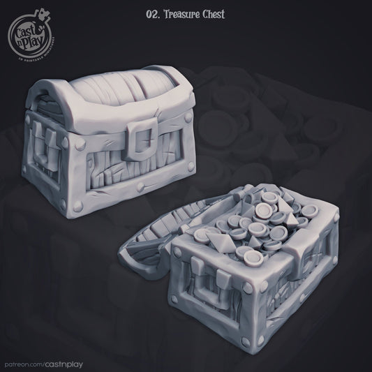 Treasure Chest  |  D&D  |  Miniature