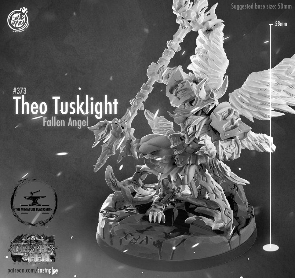 Theo Tusklight  |  D&D  |  Miniature