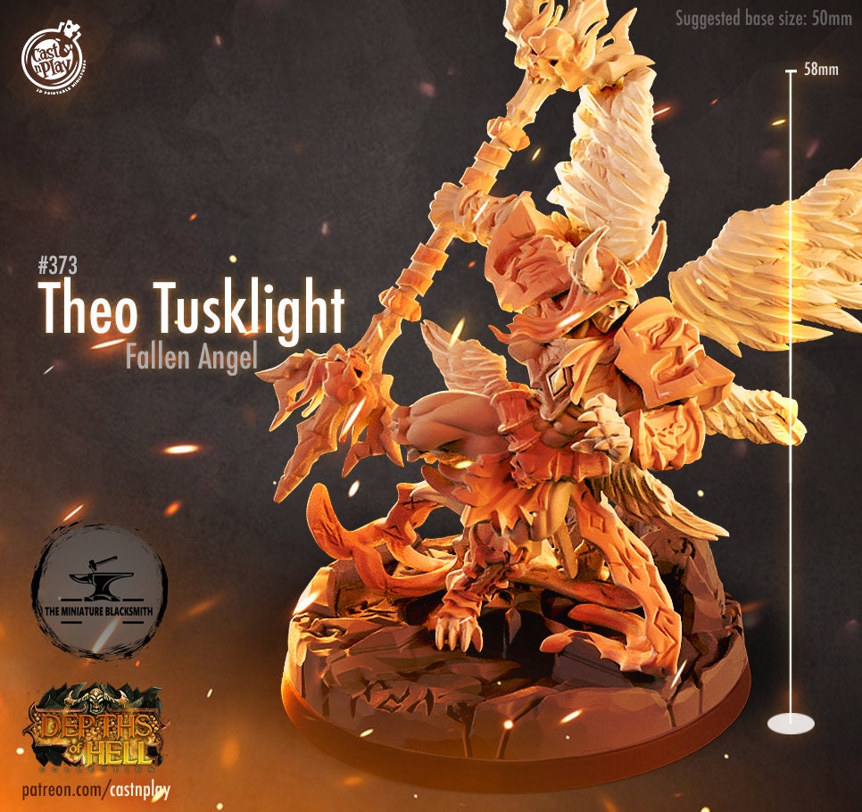 Theo Tusklight  |  D&D  |  Miniature