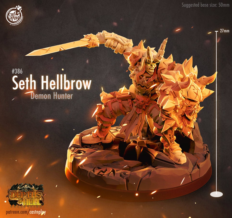 Seth Hellbrow  |  D&D  |  Miniature