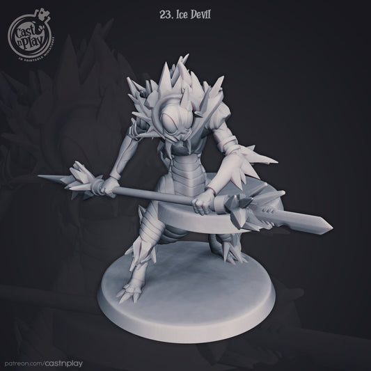 Ice Devil |  D&D  |  Miniature | Daemon | Quest | Enemy | Minnion