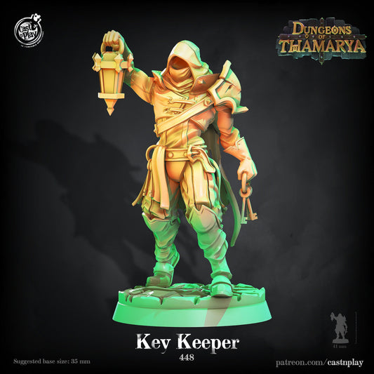 Dungeon Key Keeper |  D&D  |  Miniature | Enemy | Bandit | Cave | Thug