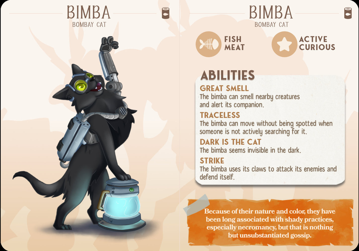 Bimba - Bombay Cat | D&D | 3D Printed | HD Resin Miniature | Cast n Play | Pathfinder | Tabletop | Cat | Companions | Familiar