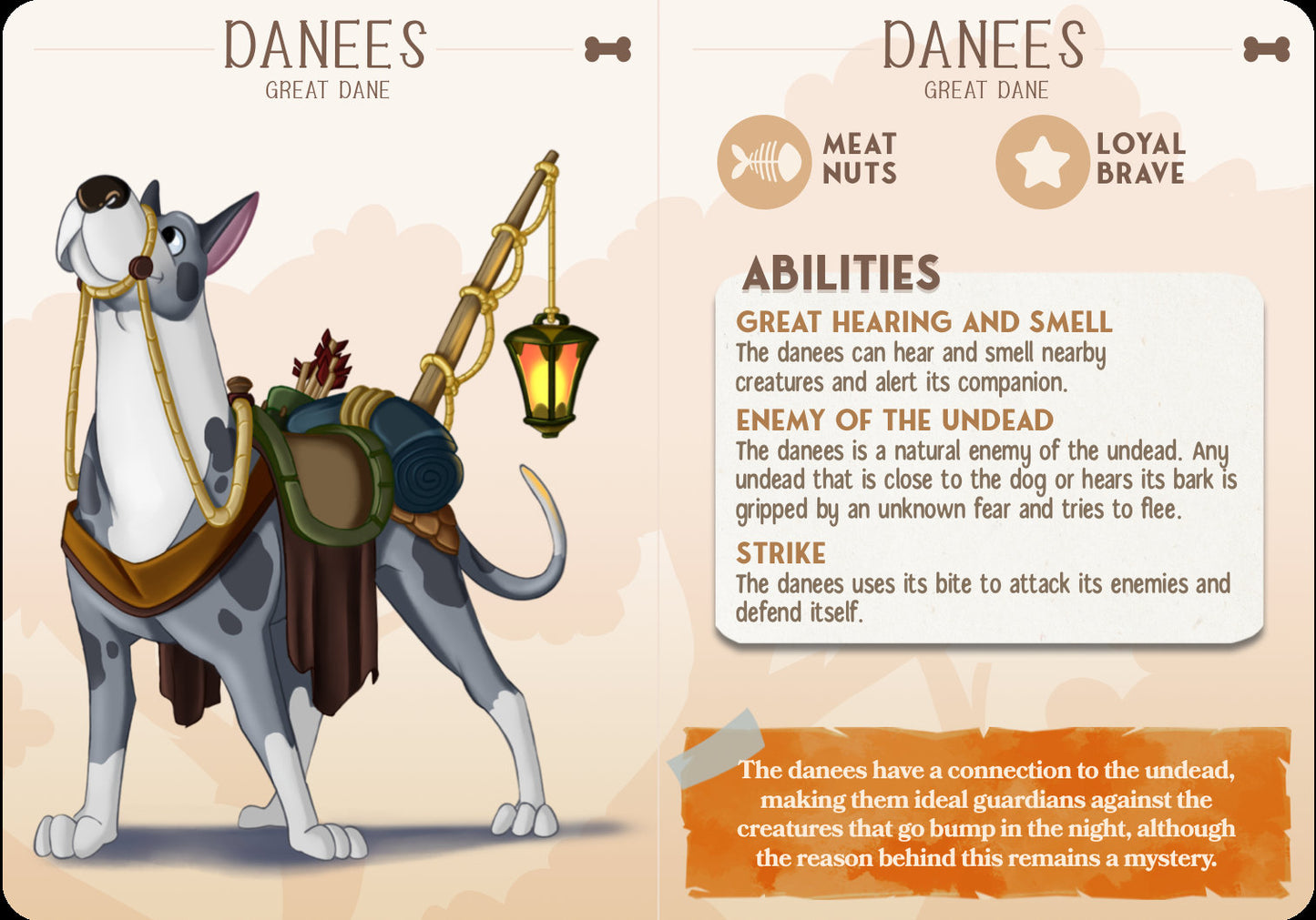 Danees, The Great Dane | D&D | 3D Printed | HD Resin Miniature | Cast n Play | Pathfinder | Tabletop | Dog | Companions | Familiar