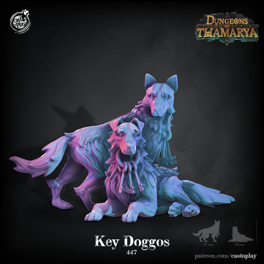 Key Dog | D&D  | Miniature | Prop | Dog | Beast | Animal | Dog