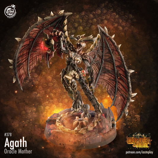 Agath | D&D | Miniature | Deapths of Hell | NPC | Demon | Evil | Reaper | Hero | Npc | Cast n Play