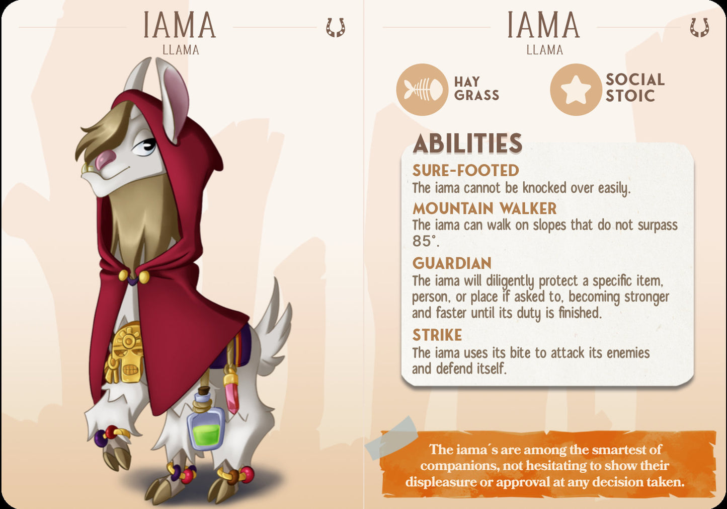 Iama, The Llama | D&D | 3D Printed | HD Resin Miniature | Cast n Play | Pathfinder | Tabletop | Llama | Companions | Familiar