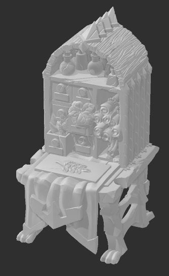 Wizard's Tower Props | Prop |  D&D  |  3D Printed | HD Resin Miniature | Cast n Play | Pathfinder | Tabletop | mage | Magic