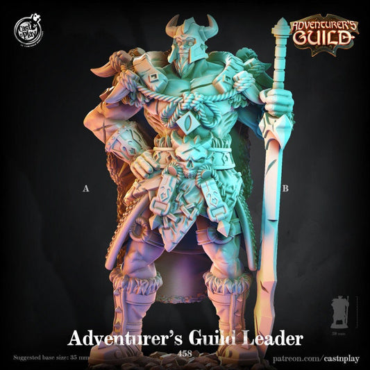 Adventurer's Guild Leader | D&D | Miniature | Adventurers Guild | Forge | NPC | Boss | People | Giant | Leader