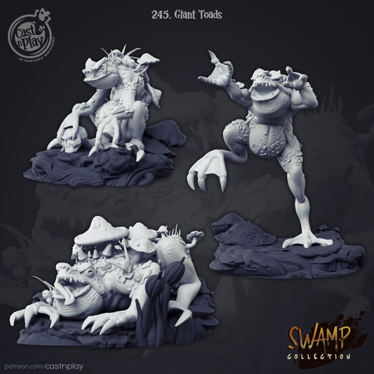 Giant Toads | D&D  | Miniature | Animals | Hound | Beast | Hunter | Verdant hideout